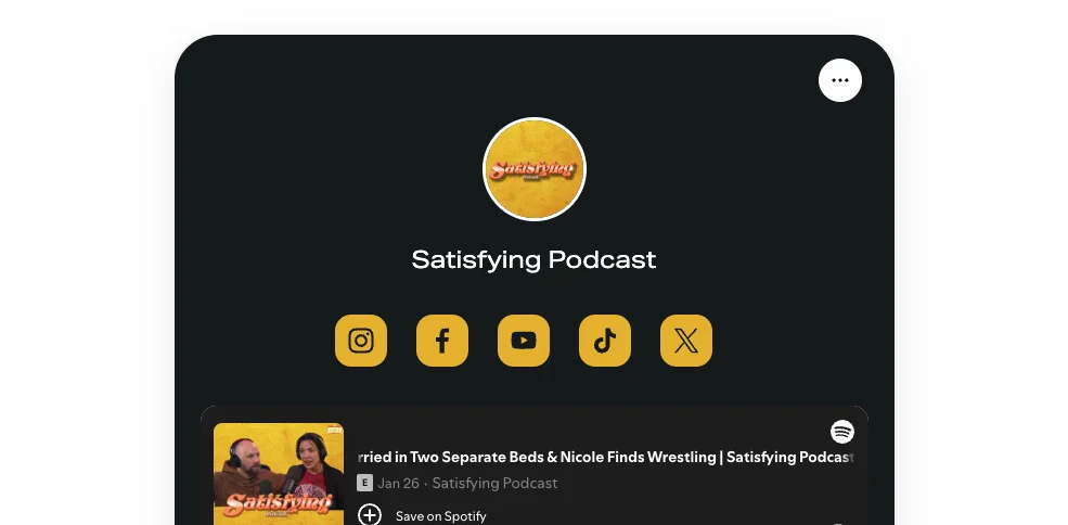 The Satisfying Podcast profile preview