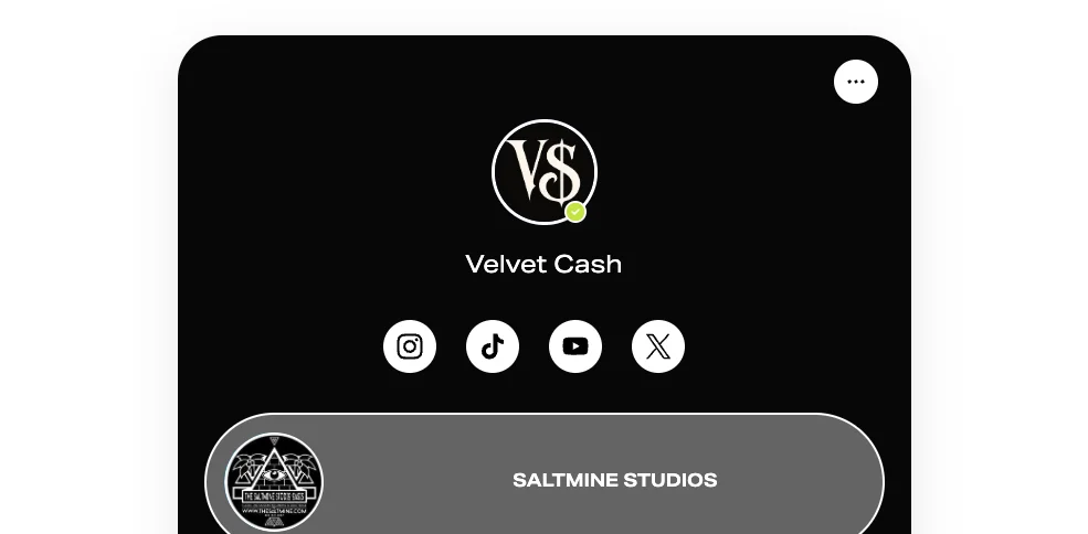 Velvet Cash profile preview